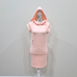 Pink Hooded Dress